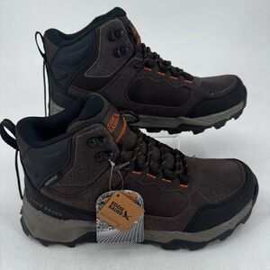 NEW Eddie Bauer Bonham Hiking Outdoor Boots MENS Brown Lace Up Leather SIZE 9